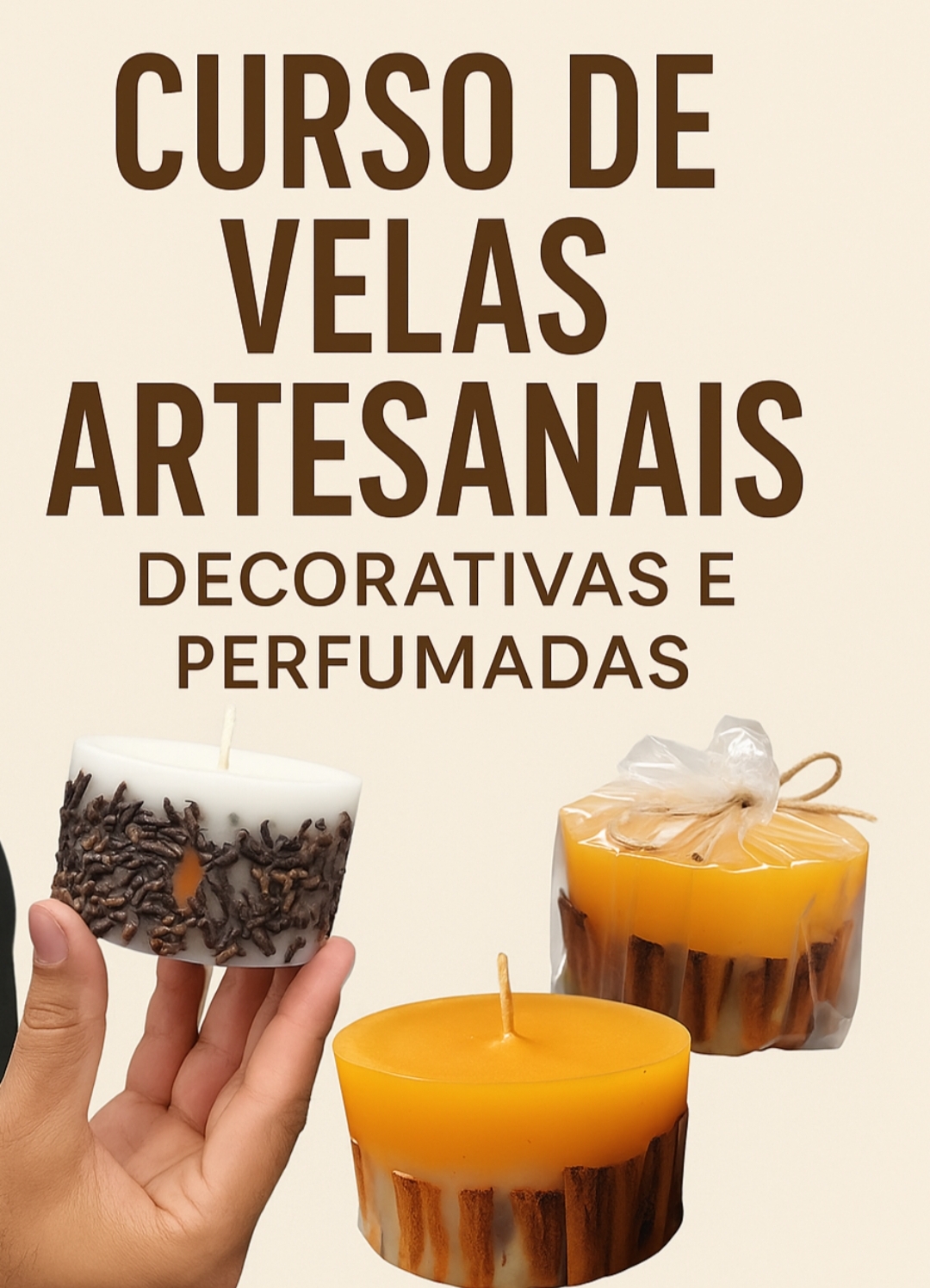 Venda de velas e  sabonetes artesanais